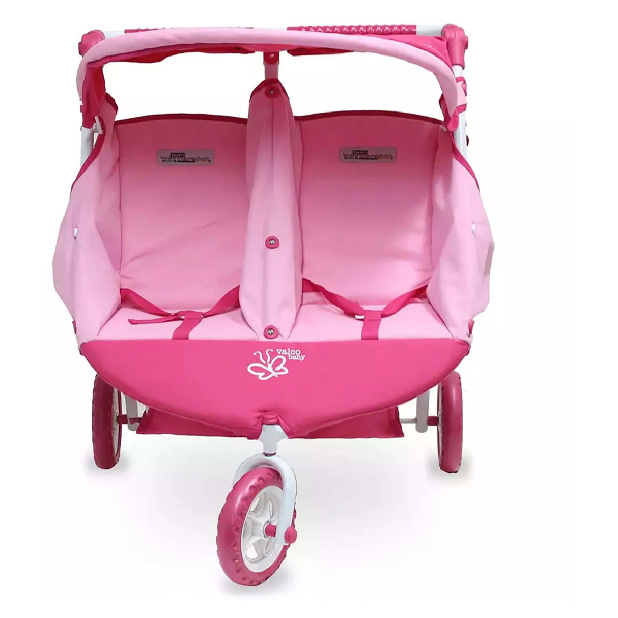 Valcobaby Mini Twin Stroller, Pink 4 Valcobaby Mini Twin Stroller, Pink